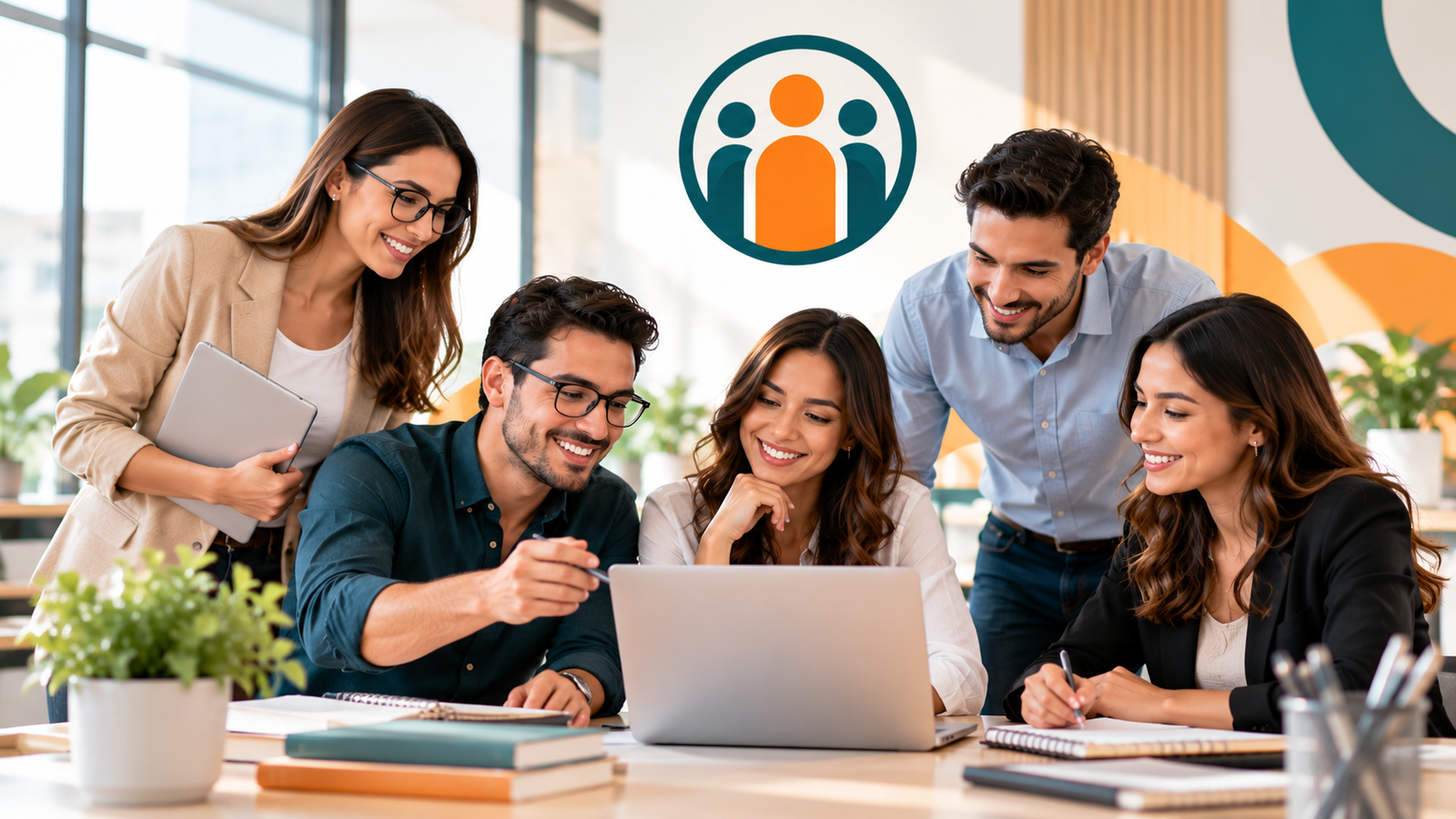 Profesionales aprendiendo y colaborando